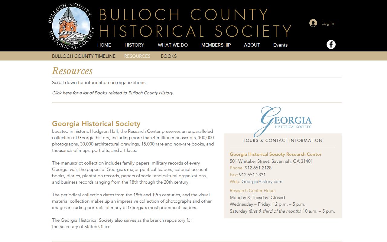 Bulloch County history resource guide for Statesboro directories and genealogy holdings