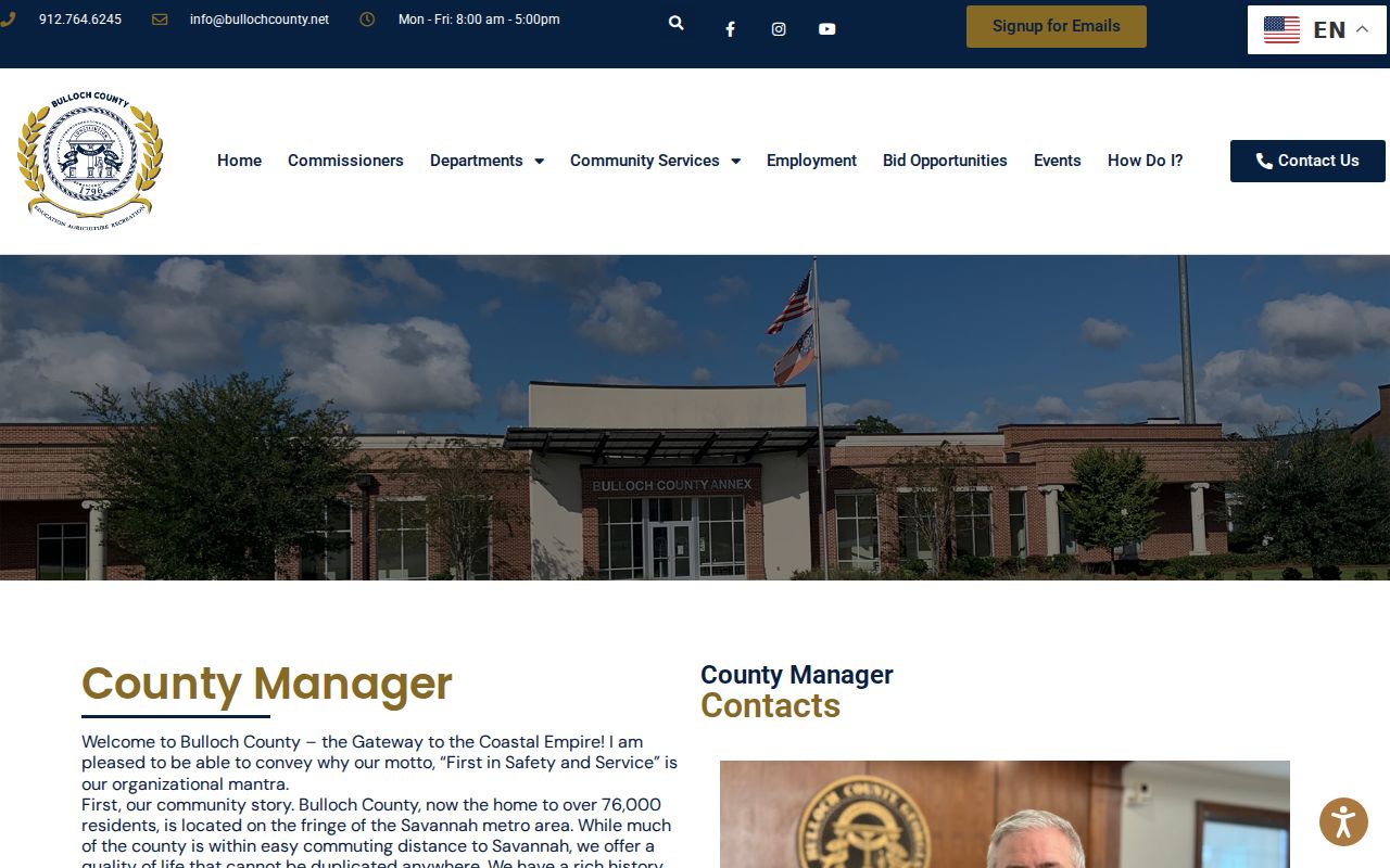 Bulloch County GIS and addressing information for Statesboro streets